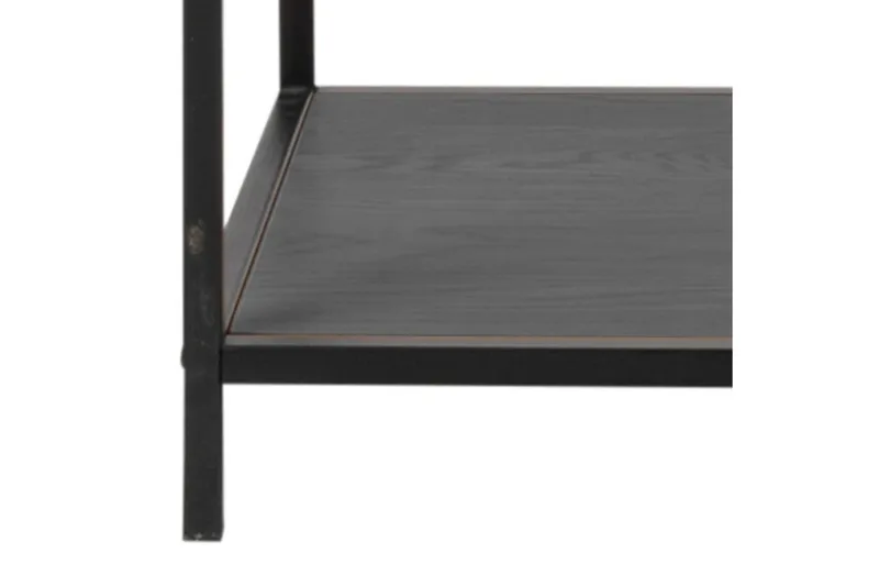 Hasslevik Bokhylla 114x35 cm 4 Hyllor - Svart/Matt Svart - Förvaring - Hylla - Bokhylla