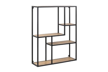 Hasslevik Bokhylla 75 cm - Vildek/Svart - Förvaring - Hylla - Bokhylla