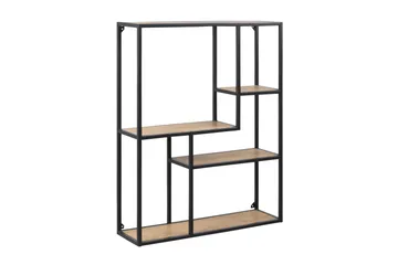 Hasslevik Bokhylla 75 cm - Vildek/Svart - Förvaring - Hylla - Bokhylla