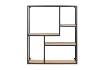 Hasslevik Bokhylla 75 cm - Vildek/Svart - Förvaring - Hylla - Bokhylla