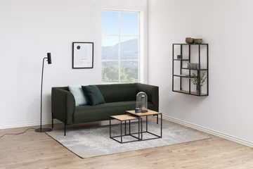 Hasslevik Bokhylla 75 cm - Vildek/Svart - Förvaring - Hylla - Bokhylla