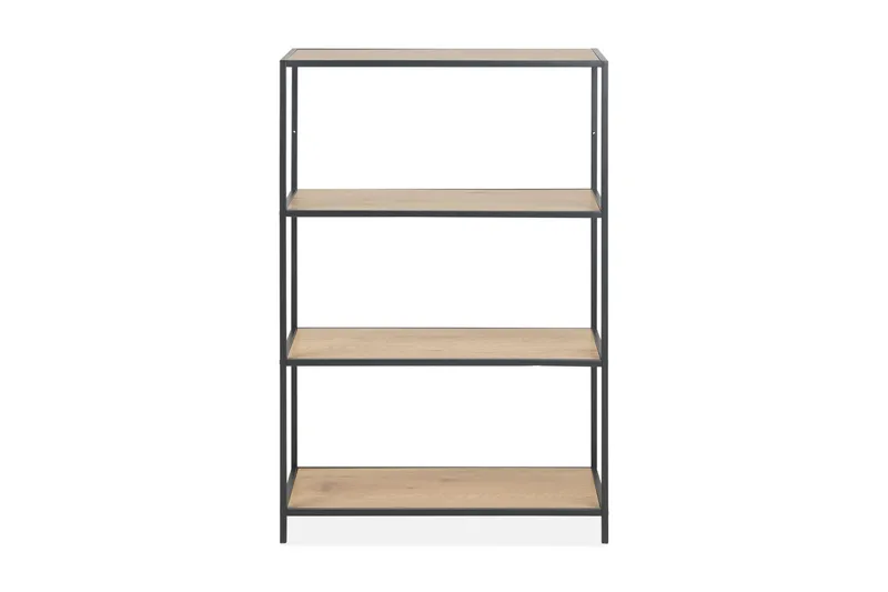 Hasslevik Bokhylla 77x114 cm - Vildek/Svart - Förvaring - Hylla - Bokhylla