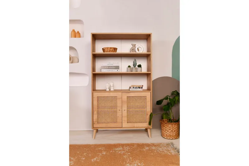 Hazeran Bokhylla 40 cm - Ek - Förvaring - Hylla - Bokhylla