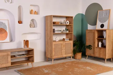 Hazeran Bokhylla 40 cm - Ek - Förvaring - Hylla - Bokhylla