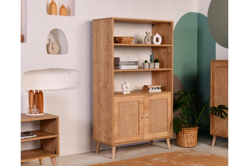 Hazeran Bokhylla 40 cm - Ek - Förvaring - Hylla - Bokhylla