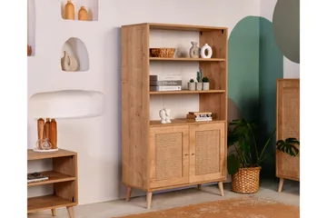 Hazeran Bokhylla 40 cm - Ek - Förvaring - Hylla - Bokhylla