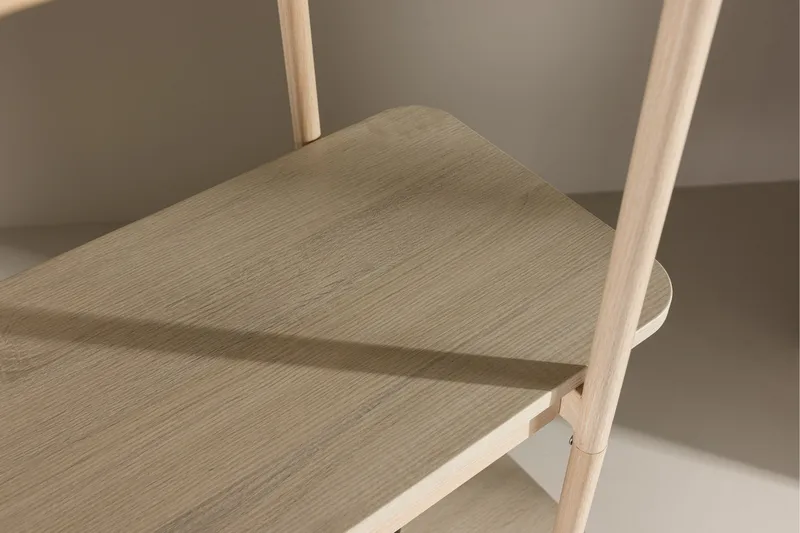 Heim Bokhylla 120 cm i Ek - Ljusbeige - Förvaring - Hylla - Bokhylla