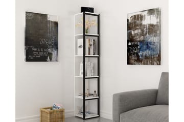 Hejde Bokhylla 34 cm - Svart/Vit - Förvaring - Hylla - Bokhylla