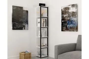 Hejde Bokhylla 34 cm - Svart/Vit - Förvaring - Hylla - Bokhylla