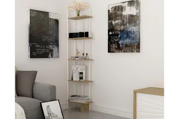 Hejde Bokhylla 45 cm - Brun/Vit - Förvaring - Hylla - Bokhylla