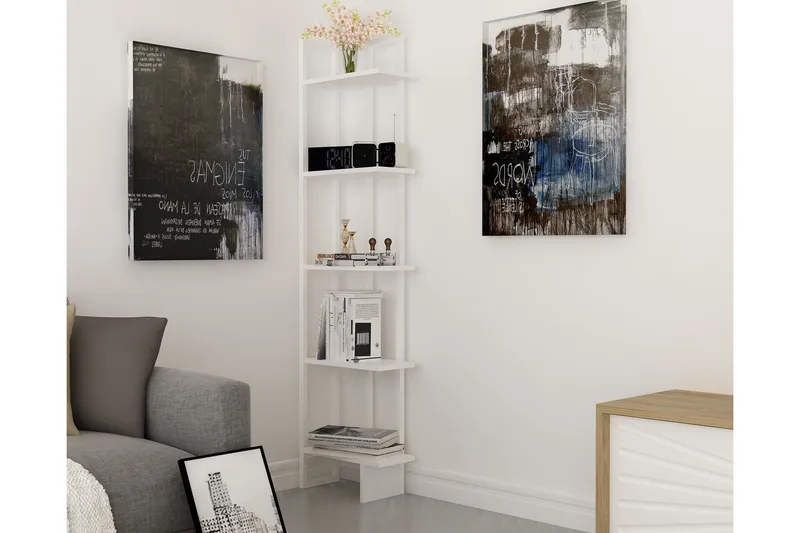 Hejde Bokhylla 45 cm - Vit - Förvaring - Hylla - Bokhylla