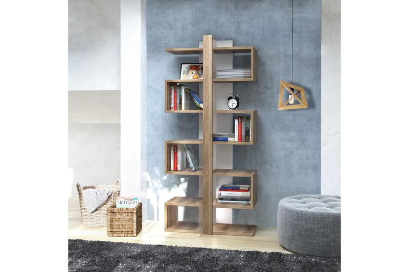 Hejde Bokhylla 78 cm - Brun - Förvaring - Hylla - Bokhylla