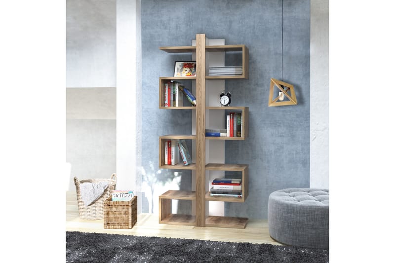 Hejde Bokhylla 78 cm - Brun - Förvaring - Hylla - Bokhylla