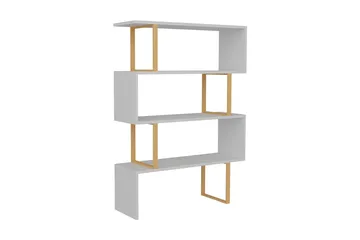 Hejde Bokhylla 92 cm - Gul/Vit - Förvaring - Hylla - Bokhylla