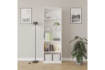 Bokhylla Hemani Vit - Vit - Förvaring - Hylla - Bokhylla