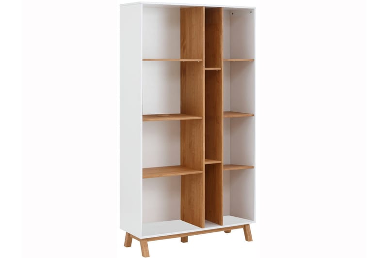 Homestead Bokhylla 100 cm i Ek - Vit - Förvaring - Hylla - Bokhylla