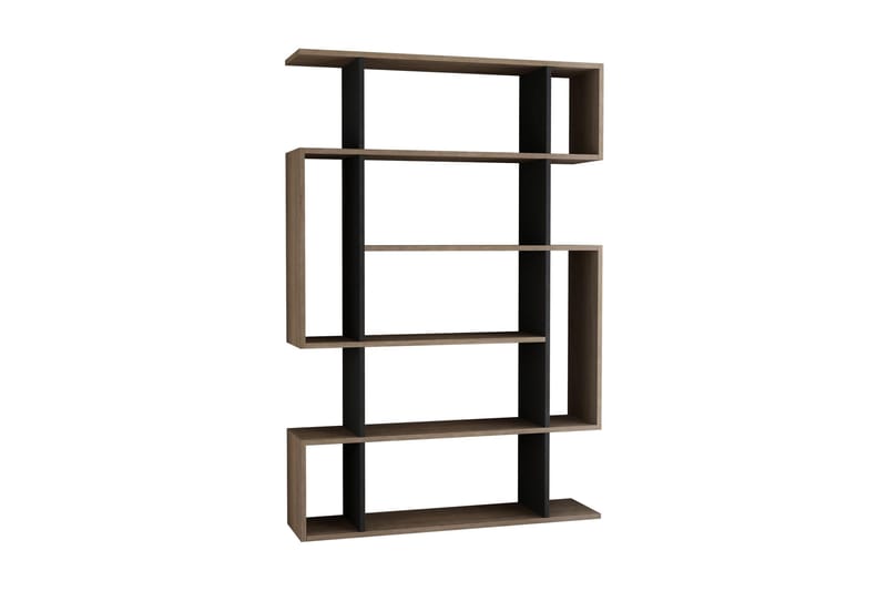 Homitis Bokhylla - Mörkgrå/Trä - Förvaring - Hylla - Bokhylla