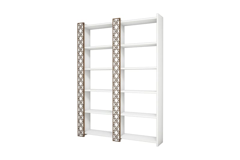 Hovdane Bokhylla 124 cm, Vit