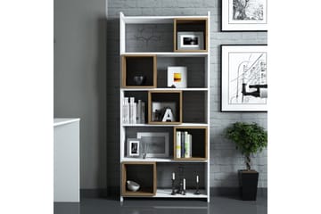 Hovdane Bokhylla 22 cm i Valnöt - Vit|Brun - Förvaring - Hylla - Bokhylla