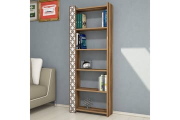 Hovdane Bokhylla 64 cm - Brun/Vit - Förvaring - Hylla - Bokhylla