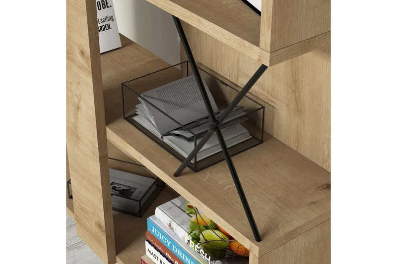 Hovdane Bokhylla 90 cm - Brun - Förvaring - Hylla - Bokhylla