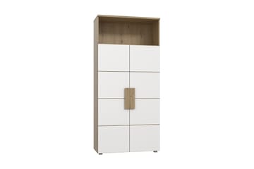 Hylla Knelston 90 cm - Brun|Vit - Förvaring - Hylla - Bokhylla