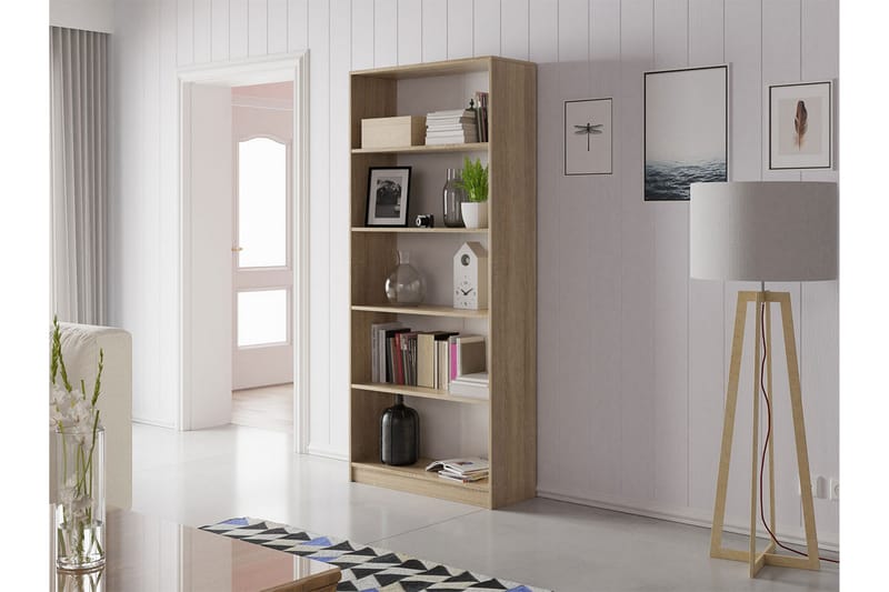 Hylla Office 80x30x182 cm - Ek - Förvaring - Hylla - Bokhylla