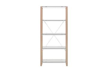 Hylla Skiatook 68x30 cm - Vit/Ljust Trä - Förvaring - Hylla - Bokhylla