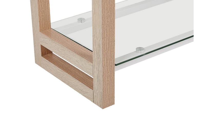 Hylla Skiatook 68x30 cm - Vit/Ljust Trä - Förvaring - Hylla - Bokhylla