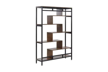 Hylla svart/mörkträ DAVEN - Trä/natur - Förvaring - Hylla - Bokhylla