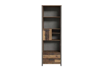 Hylla Treknow 67 cm - Brun|Grå - Förvaring - Hylla - Bokhylla