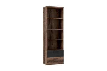 Hylla Pitchcombe 189 cm - Brun|Svart - Förvaring - Hylla - Bokhylla
