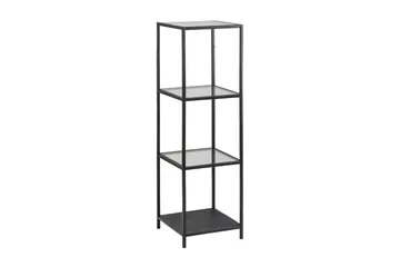 Ikaria Bokhylla 4 plan - Svart - Förvaring - Hylla - Bokhylla