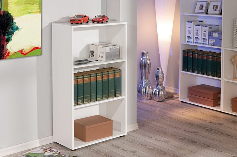 Imhilde Bokhylla 60x110 cm - Vit - Förvaring - Hylla - Bokhylla