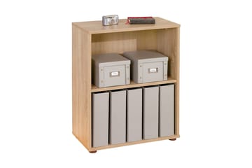 Imhilde Bokhylla 60x75 cm - Ljus Ek - Förvaring - Hylla - Bokhylla