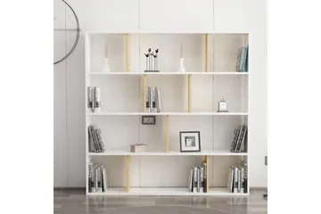 Jasenica Bokhylla 145x25 cm - Trä/Natur/Vit - Förvaring - Hylla - Bokhylla