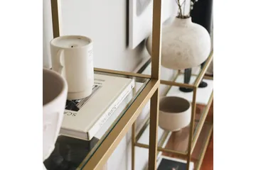 Jorrel Bokhylla 165x80 cm - Guld - Förvaring - Hylla - Bokhylla