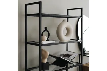 Jorrel Bokhylla 165x80 cm - Svart - Förvaring - Hylla - Bokhylla