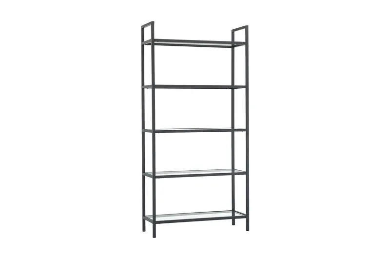 Jorrel Bokhylla 165x80 cm - Svart - Förvaring - Hylla - Bokhylla