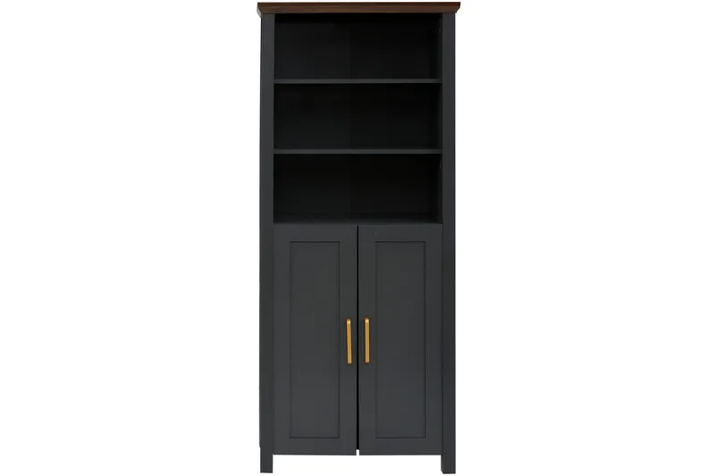 Juntolah Bokhylla 75x39 cm - Svart - Förvaring - Hylla - Bokhylla