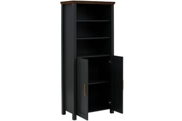 Juntolah Bokhylla 75x39 cm - Svart - Förvaring - Hylla - Bokhylla
