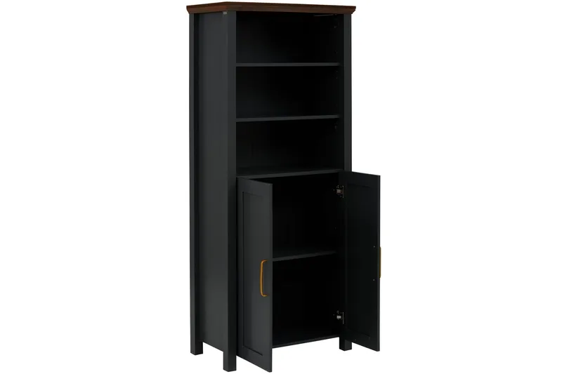 Juntolah Bokhylla 75x39 cm - Svart - Förvaring - Hylla - Bokhylla