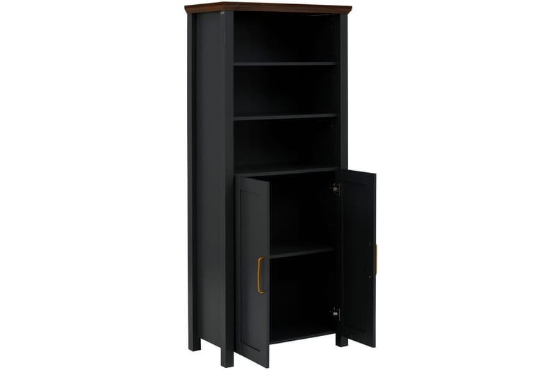 Juntolah Bokhylla 75x39 cm - Svart - Förvaring - Hylla - Bokhylla