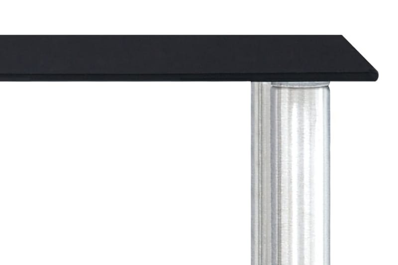 Kökshylla svart 45x16x26 cm härdat glas - Svart - Bokhylla