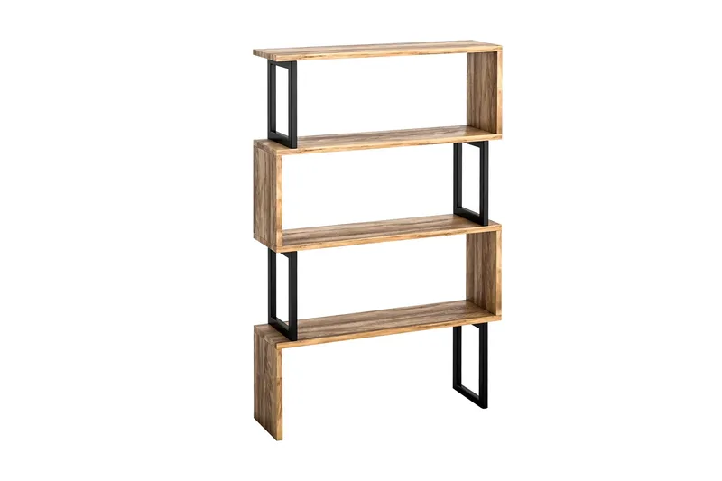 Kalune Bokhylla 128 cm i Valnöt, Brun