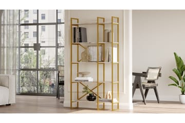 Kerakeha Bokhylla 87,5x30 cm Guld - Hanah Home - Förvaring - Hylla - Bokhylla