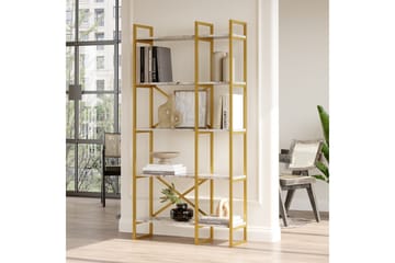 Kerakeha Bokhylla 87,5x30 cm Guld - Hanah Home - Förvaring - Hylla - Bokhylla