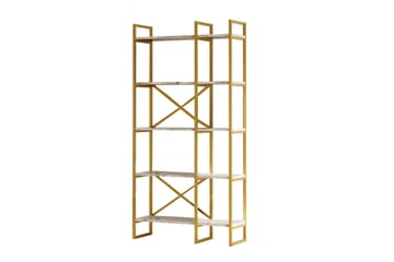 Kerakeha Bokhylla 87,5x30 cm Guld - Hanah Home - Förvaring - Hylla - Bokhylla