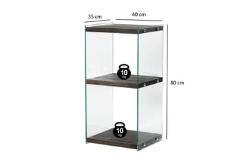 Lepinas Bokhylla 40 cm - Antracit - Förvaring - Hylla - Bokhylla