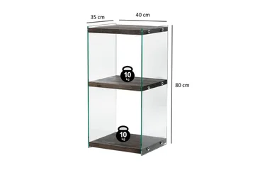 Lepinas Bokhylla 40 cm - Antracit - Förvaring - Hylla - Bokhylla